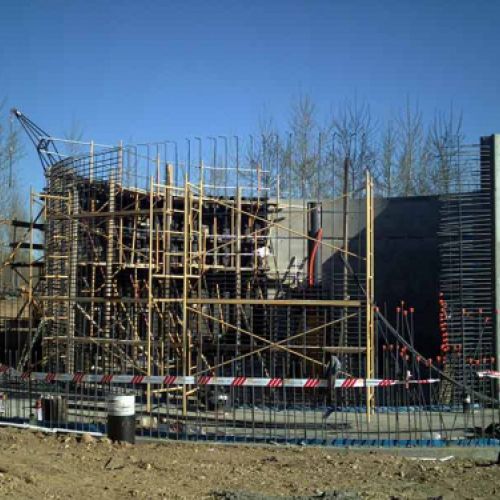 Estructura reactor biológico decantador secundario concéntrico